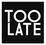 Too late logo